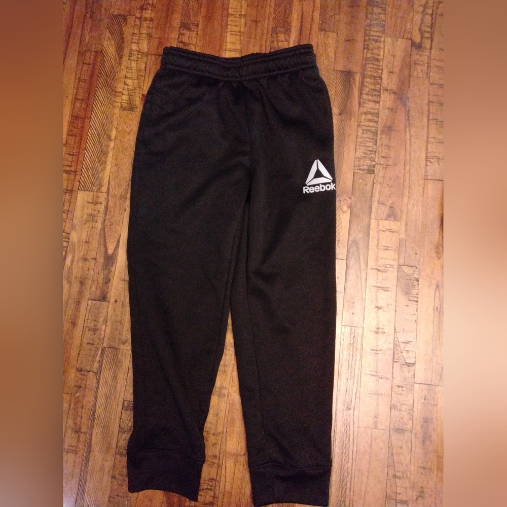 Reebok Kids Black Sweatpants Size Small 6/7